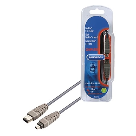 Bandridge BCL6202 2 m FireWire 4-Pin to FireWire 6-Pin Cable