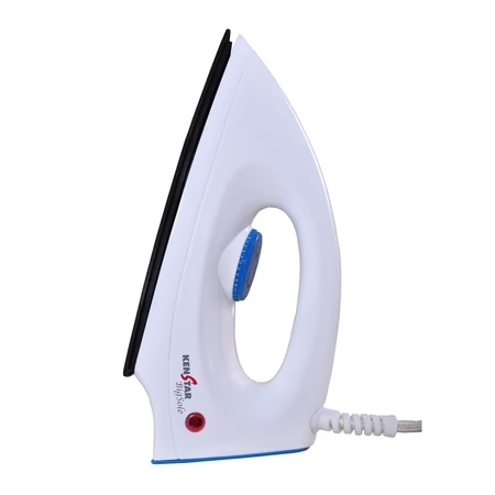 Kenstar Bigsole 1000 Watts Dry Iron with Golden American Heritage Superior Coated Soleplate, White (KNBIG10W1P-DBM)