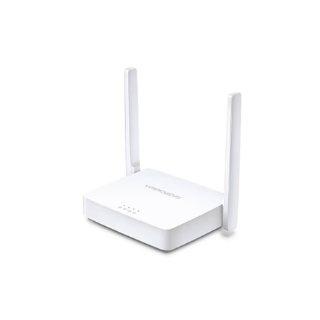MERCUSYS N300 Wireless WiFi Router MW301R, Two 5dBi Antennas, 300Mbps Wi-Fi Speed, IPv6 Compatible, Parental Control, Guest Network - White