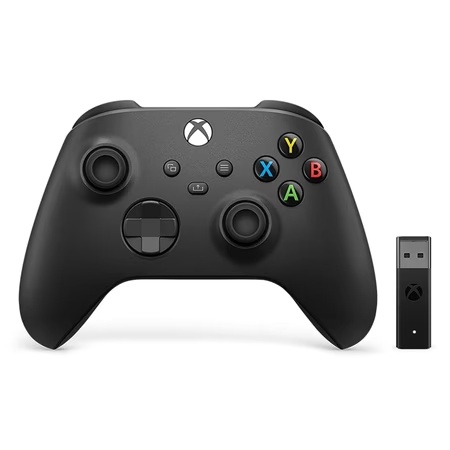Microsoft X-Box Series X/S Wireless Controller with Wireless Adapter, Carbon Black