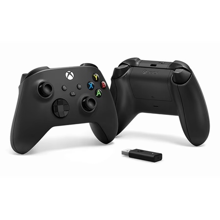 Microsoft X-Box Series X/S Wireless Controller with Wireless Adapter, Carbon Black
