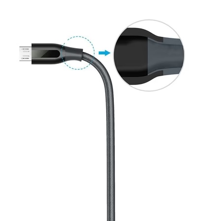 Anker A8143GA1 1.82 m USB to Micro USB PowerLine+ Double Braided Nylon Cable, Gray