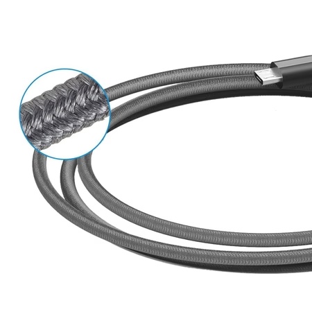 Anker A8143GA1 1.82 m USB to Micro USB PowerLine+ Double Braided Nylon Cable, Gray