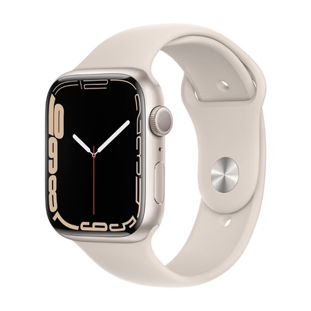 Apple Watch Series 7 GPS - 45 mm Starlight Aluminum Case with Starlight Sport Band