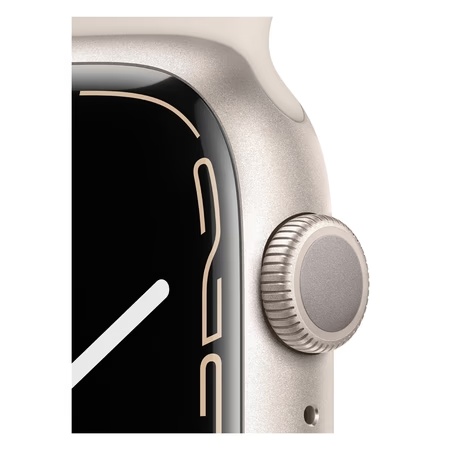 Apple Watch Series 7 GPS - 45 mm Starlight Aluminum Case with Starlight Sport Band