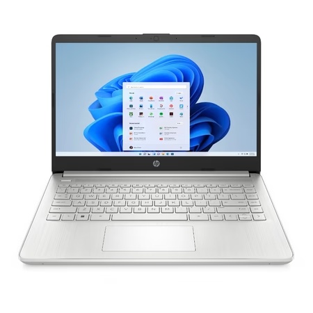 HP 14-em0025AU Laptop (AMD Ryzen 3 7320U/8 GB DDR5-5500 SD RAM/512 GB SSD/AMD Radeon Graphics/Windows 11/MSO/FHD), 35.6 cm (14 inch), Natural Silver, 1.41 kgs, 1080P Web Cam