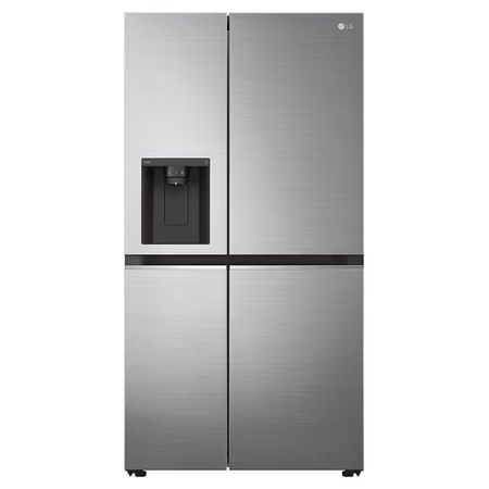 LG 674 L Side-by-Side Refrigerator, Platinum Silver III, GC-L257SL4L with Water & Ice Dispenser