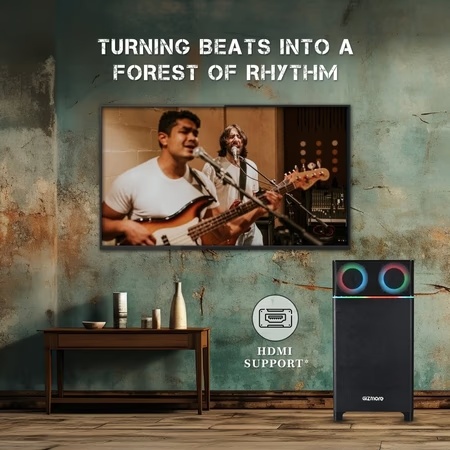 GIZmore Trolley T4000 WOODY BASS 80 Watts Bluetooth Party Speaker 4 GIZmore Trolley T4000 WOODY BASS 80 Watts Bluetooth Party Speaker