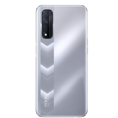 (Refurbished) Realme Narzo 30 6 GB RAM, 128 GB, Racing Silver, Mobile Phone, Gently Use(GU)