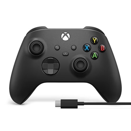 Microsoft X-Box Series X/S Wireless Controller with USB-C Cable, Carbon Black