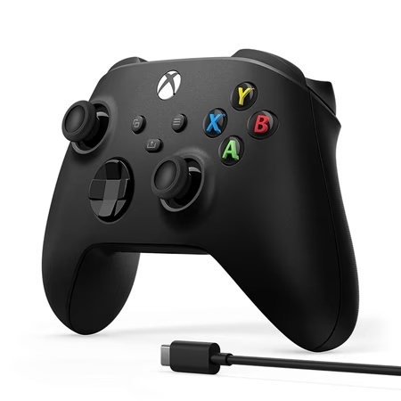 Microsoft X-Box Series X/S Wireless Controller with USB-C Cable, Carbon Black