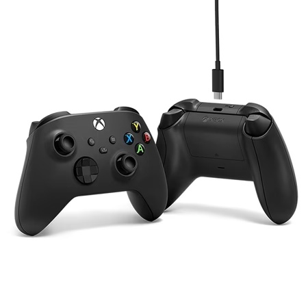 Microsoft X-Box Series X/S Wireless Controller with USB-C Cable, Carbon Black