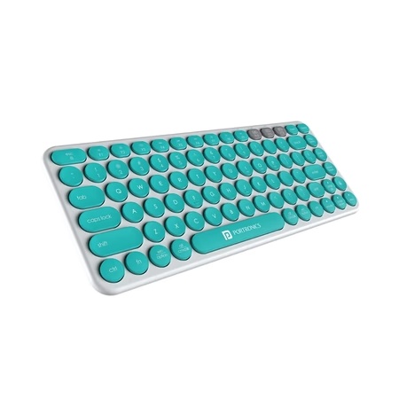 Portronics Bubble 2.0 Bluetooth Wireless Keyboard, White