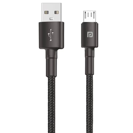 Portronics Konnect B POR 1233 1m Micro USB Cable, Black