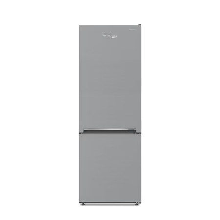 Voltas Beko 340 Liters 2 Star Frost Free Bottom Mount (BMR) Double Door Refrigerator, Silver RBM363IF
