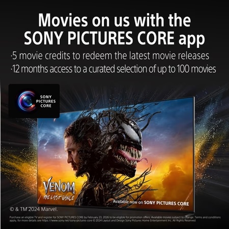 Sony 139 cm (55 inches), BRAVIA 2 4K Ultra HD Smart LED Google TV, Black, K-55S25BM2 15 Sony 139 cm (55 inches), BRAVIA 2 4K Ultra HD Smart LED Google TV, Black, K-55S25BM2