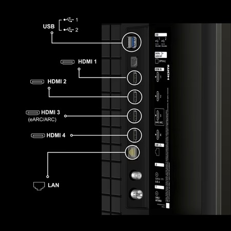 Sony 139 cm (55 inches), BRAVIA 2 4K Ultra HD Smart LED Google TV, Black, K-55S25BM2 4 Sony 139 cm (55 inches), BRAVIA 2 4K Ultra HD Smart LED Google TV, Black, K-55S25BM2