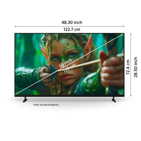 Sony 139 cm (55 inches), BRAVIA 2 4K Ultra HD Smart LED Google TV, Black, K-55S25BM2 5 Sony 139 cm (55 inches), BRAVIA 2 4K Ultra HD Smart LED Google TV, Black, K-55S25BM2