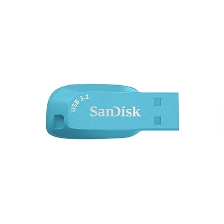 SanDisk Ultra Shift USB Flash Drive 256 GB, USB 3.2 Gen 1, 100 MB/s R, Bachelor Button Colour