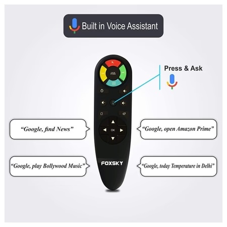 Foxsky 139.7 cm (55 inch) Ultra HD (4K) LED Smart TV, 4K Series 55FS-VS With Voice Search remote, Black 3 Foxsky 139.7 cm (55 inch) Ultra HD (4K) LED Smart TV, 4K Series 55FS-VS With Voice Search remote, Black