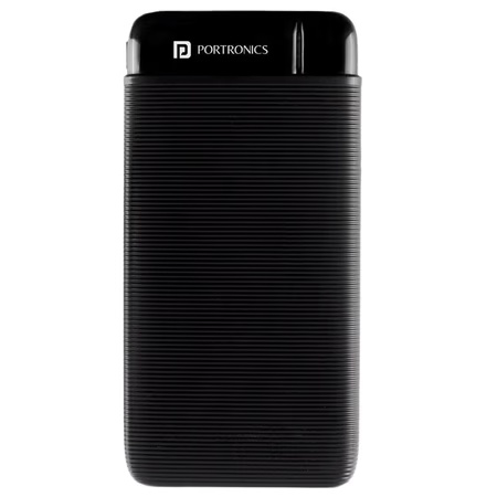 Portronics 10000 mAh Power Bank, Power Pro, Black