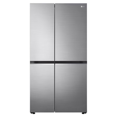 LG 694 L Frost Free Side-by-Side Refrigerator, Platinum Silver III, GC-B257SLUV (Smart Inverter Compressor, Hygiene Fresh, DoorCooling, Smart Diagnosis)