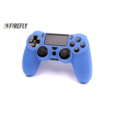 Firefly Silicone Cover for PS4 Controller, Candy Blue