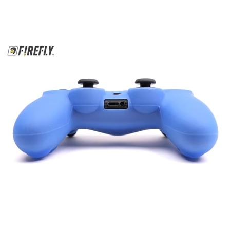 Firefly Silicone Cover for PS4 Controller, Candy Blue 6 Firefly Silicone Cover for PS4 Controller, Candy Blue