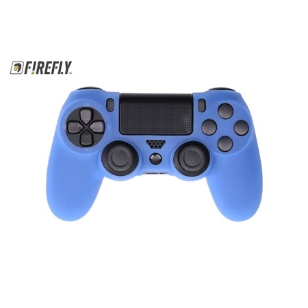 Firefly Silicone Cover for PS4 Controller, Candy Blue 7 Firefly Silicone Cover for PS4 Controller, Candy Blue