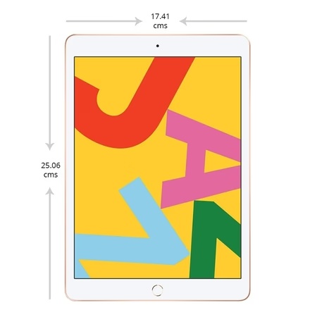 Apple iPad 2019 25.90 cm (10.2 inch) Wi-Fi + Cellular Tablet 128 GB, Gold
