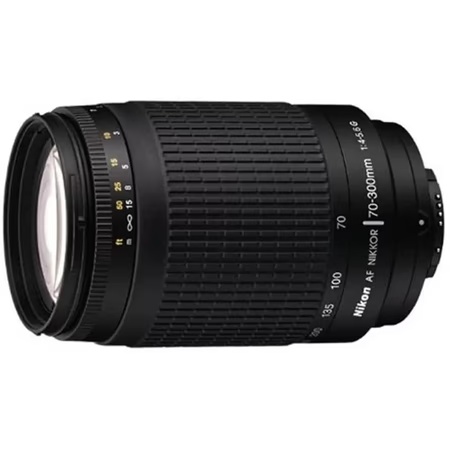 Nikon AF Zoom-Nikkor 70 mm - 300 mm f/4-5.6 Telephoto Lens, Black