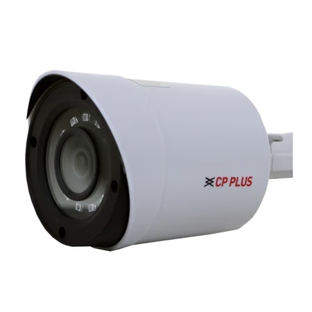 CP Plus CP-VAC-T50PL2-V2 5MP Full HD IR Bullet Security Camera, White, 20 meter range, IP66