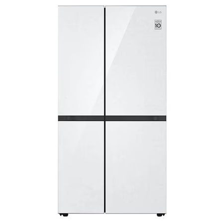 LG 694 litres Frost Free Side-by-Side Refrigerator, Linen White GC-B257UGLW