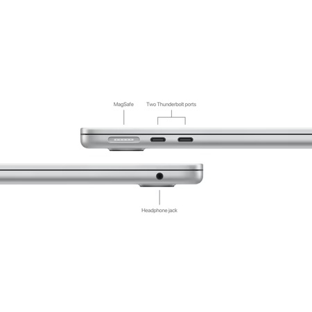 Apple MBA-13/MRXR3HNA MacBook Air (Apple M3 chip/8 GB/512 GB SSD/Liquid Retina), 34.544 cm (13.6 inch), Silver 6 Apple MBA-13/MRXR3HNA MacBook Air (Apple M3 chip/8 GB/512 GB SSD/Liquid Retina), 34.544 cm (13.6 inch), Silver