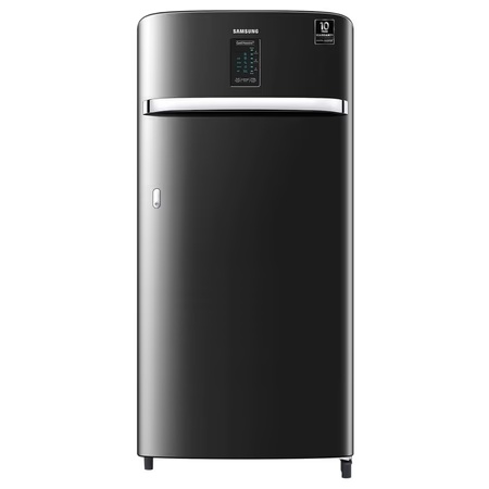 Samsung 192 Litre Single Door Refrigerator, Luxe Black, RR21A2J2YBX/HL, Curd Maestro