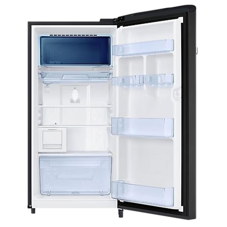 Samsung 192 Litre Single Door Refrigerator, Luxe Black, RR21A2J2YBX/HL, Curd Maestro 5 Samsung 192 Litre Single Door Refrigerator, Luxe Black, RR21A2J2YBX/HL, Curd Maestro