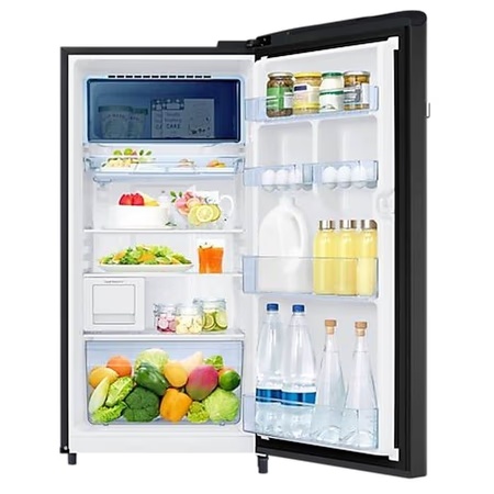 Samsung 192 Litre Single Door Refrigerator, Luxe Black, RR21A2J2YBX/HL, Curd Maestro 6 Samsung 192 Litre Single Door Refrigerator, Luxe Black, RR21A2J2YBX/HL, Curd Maestro