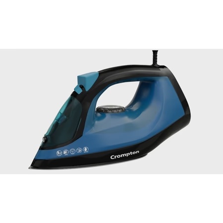 Crompton Fabrimax Plus 1250 Watt Steam iron, Blue and Black