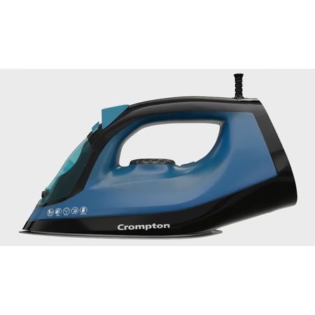 Crompton Fabrimax Plus 1250 Watt Steam iron, Blue and Black
