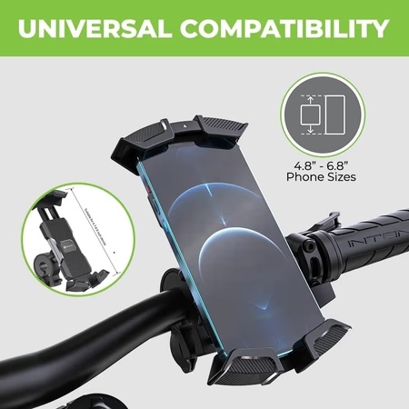 UltraProlink UM1138 Bike Mount, Handlebar Phone Mount for Bicycles and Motorcycles 6 UltraProlink UM1138 Bike Mount, Handlebar Phone Mount for Bicycles and Motorcycles