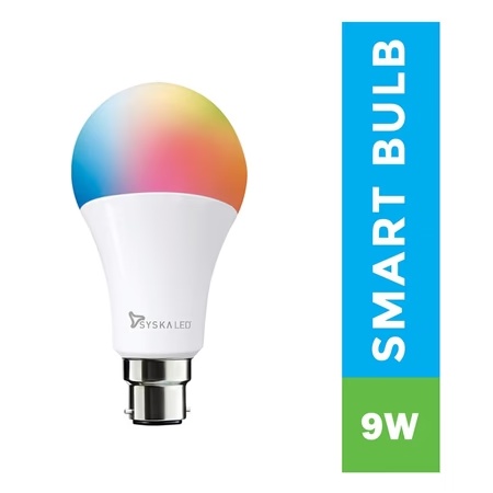 SYSKA Smart Lights LED 9 WTS B22 Round