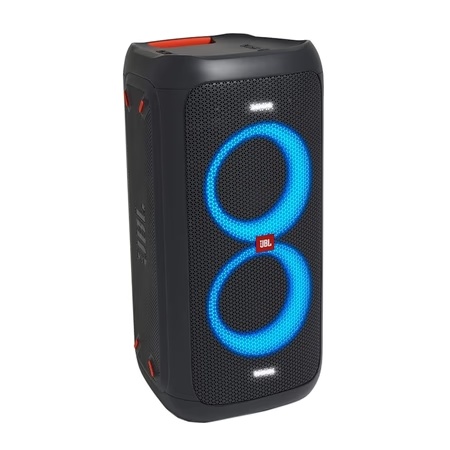 JBL PartyBox 100 Portable Waterproof Bluetooth Party Speaker with Bass Boost and Dynamic Light Show (160 watts, Black)