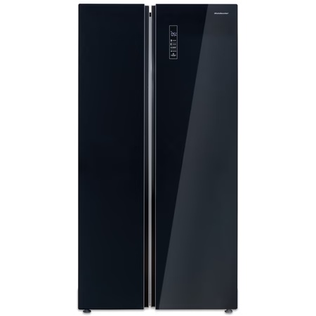 Kelvinator 584 litres Side By Side Refrigerator, Black KRS-A600BKG