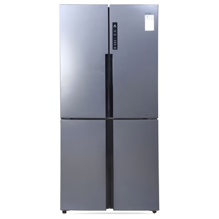 Haier 531 Litres Side-by-Side Refrigerator, Black Steel, HRB-550KS