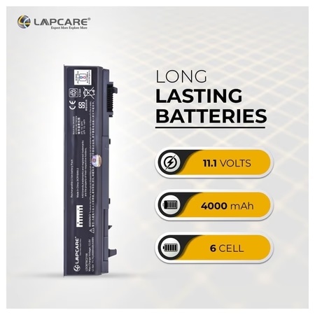 Lapcare LDOBT6C2156 4000mAh 6-Cell Laptop Battery, Black 4 Lapcare LDOBT6C2156 4000mAh 6-Cell Laptop Battery, Black