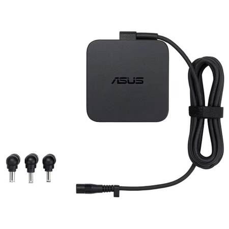 Asus U65W-01 Mini Multi-Tips Laptop Adapter with 65 Watt Output Power, Black