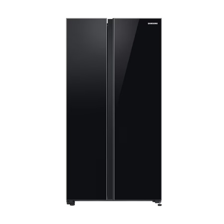 Samsung 700 L SBS Star Inverter Frost Free Side by Side Refrigerator(RS72R50112C BLK, All around Cooling, Wine Rack)