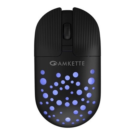 Amkette Hush Pro Spectra Rechargeable Wireless Mouse, Black