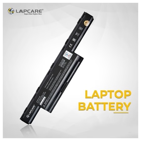 Lapcare LAOBT6C2196 6-Cell 4000mAh Laptop Battery, Black