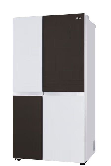 LG 650 L Side by Side Refrigerator, Check Mate, GL-B257DCM3 1 LG 650 L Side by Side Refrigerator, Check Mate, GL-B257DCM3